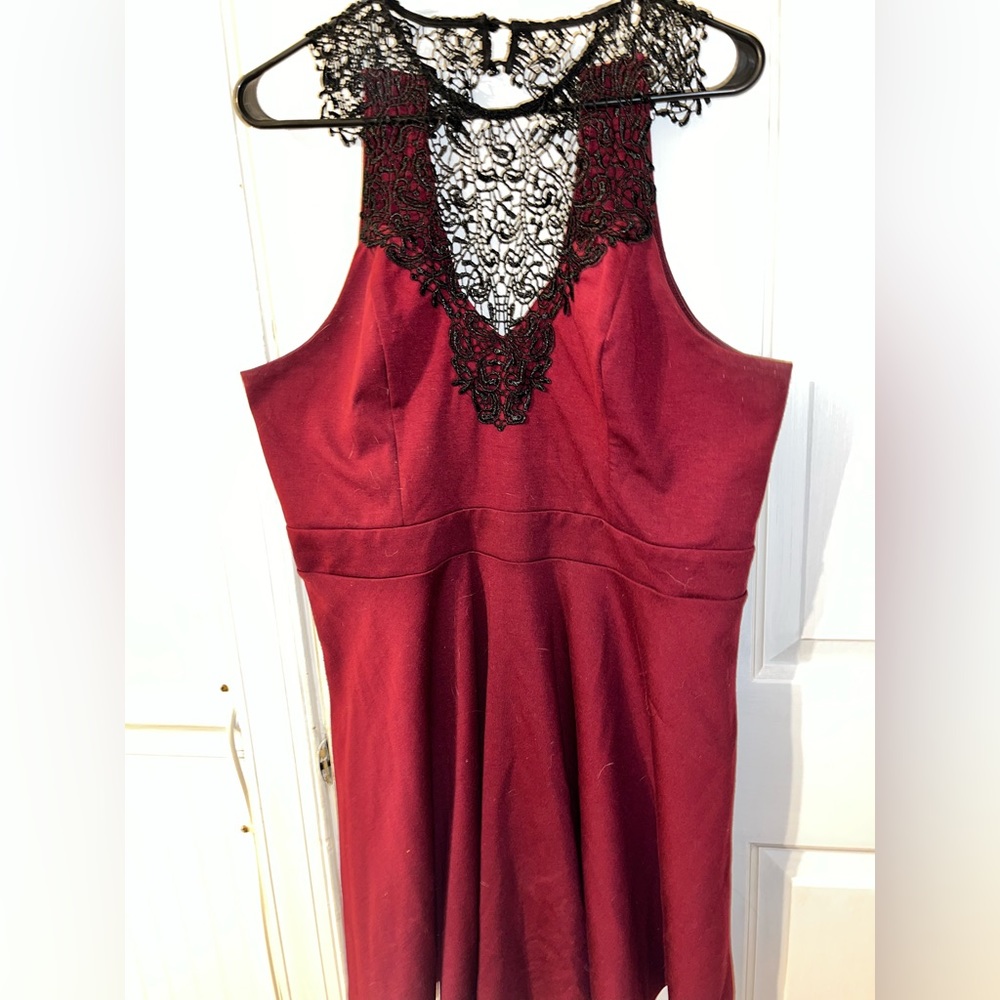 Material Girl Formal Red Dress